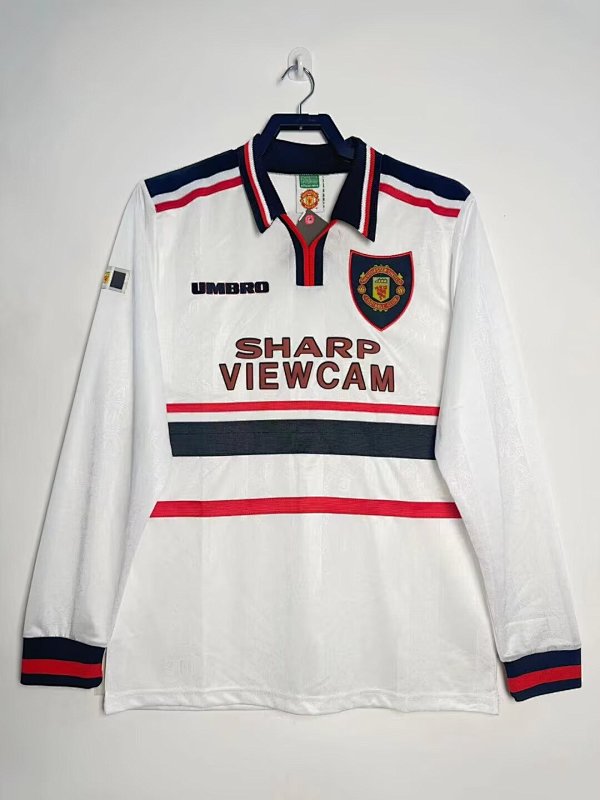 Manchester United Retro 1998/99 Visitante manga larga