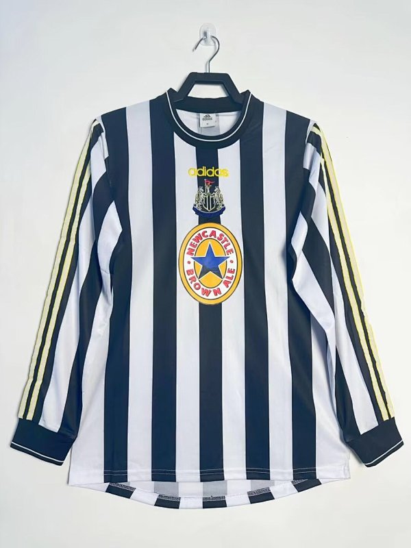 Newcastle United Retro 1997/99 Local manga larga