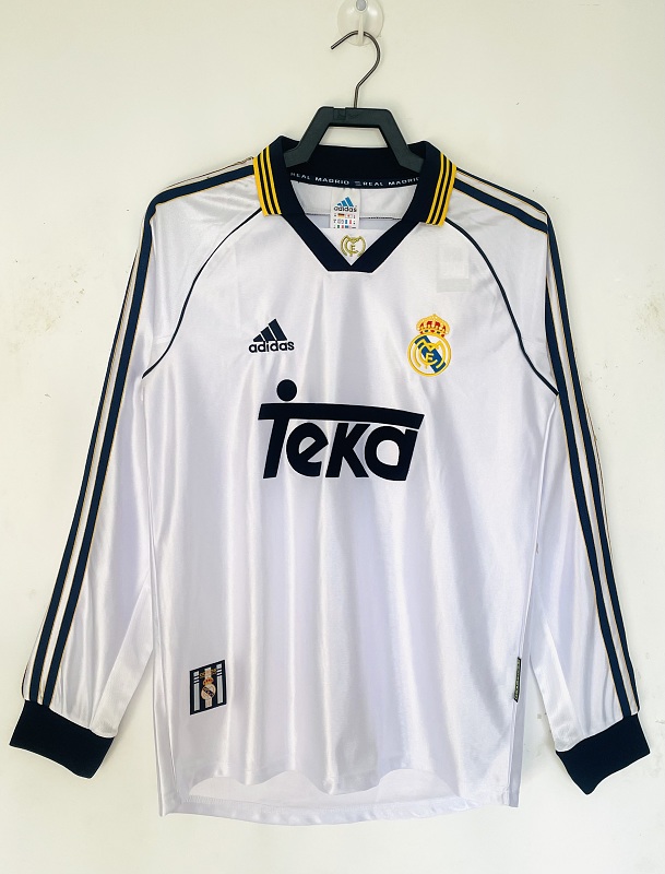 Real Madrid Retro 1998/00 Local manga larga