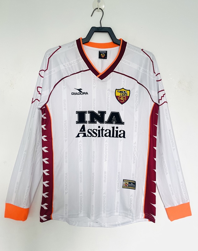 Roma Retro 1999/00 Visitante manga larga