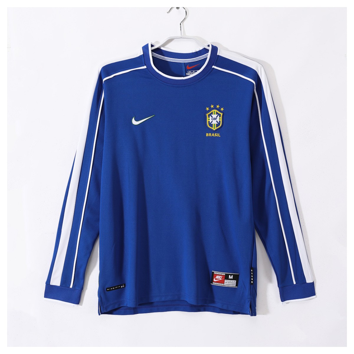 Brasil Retro 1998 Visitante manga larga