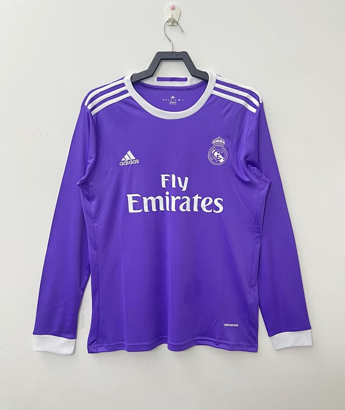 Real Madrid Retro 2016/17 Visitante manga larga