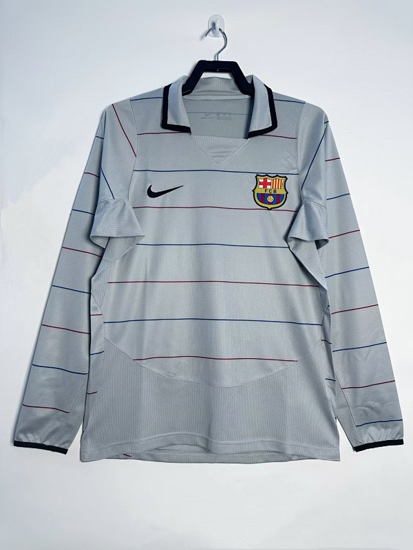 FC Barcelona Retro 2003/04 Visitante manga larga