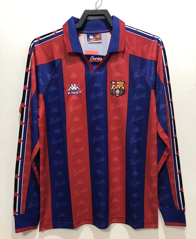 FC Barcelona Retro 1996/97 Local manga larga