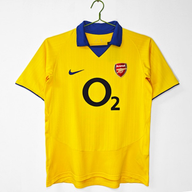 Arsenal Retro 2003/04 Visitante amarilla