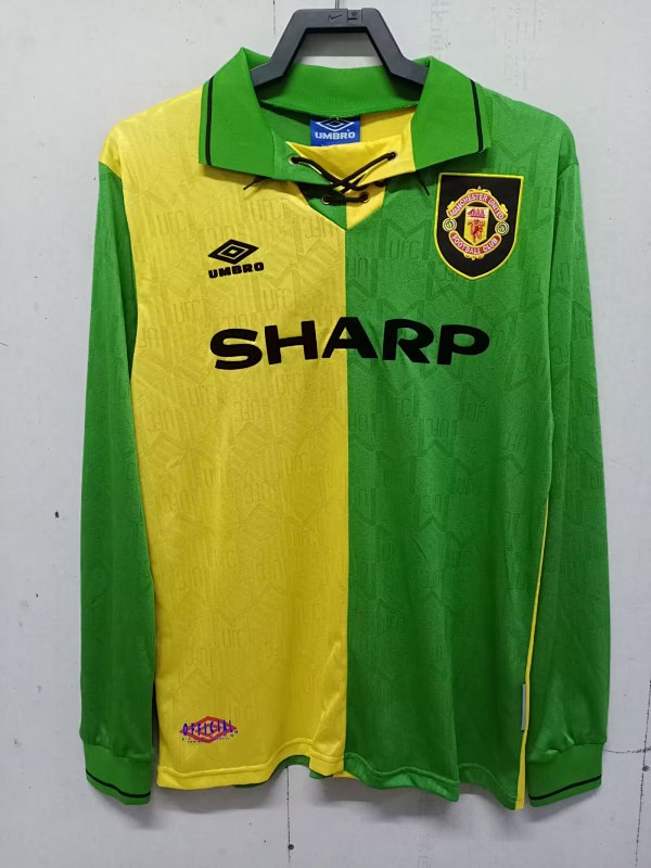 Manchester United Retro 1992/94 Visitante manga larga