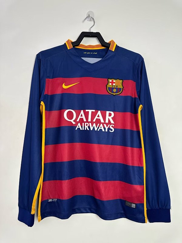 FC Barcelona Retro 2015/16 Local manga larga