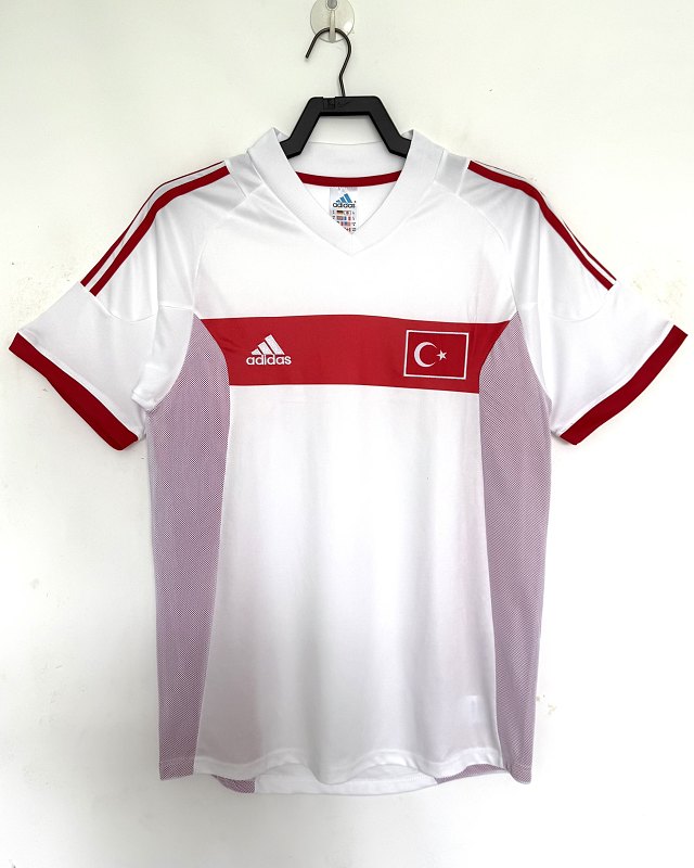 Turquía Retro 2002 Visitante blanca