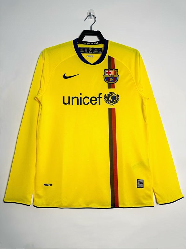 FC Barcelona Retro 2008/09 Visitante manga larga