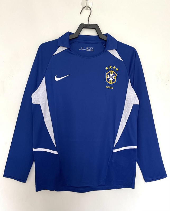Brasil Retro 2002 Visitante manga larga