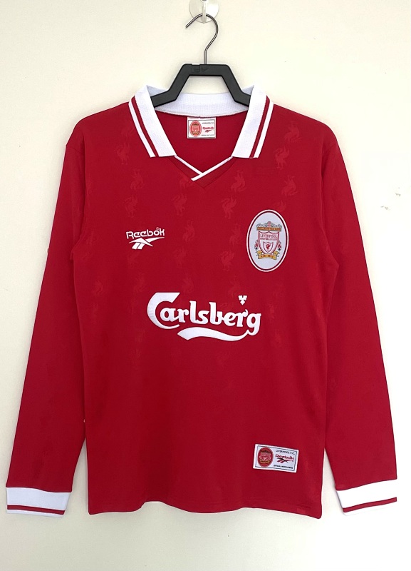 Liverpool Retro 1996/97 Local manga larga