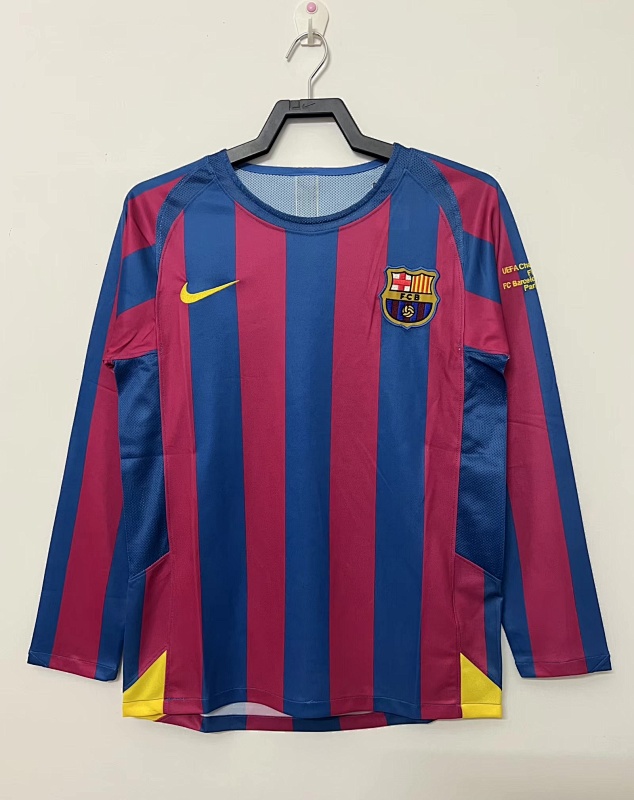FC Barcelona Retro 2005/06 Local manga larga
