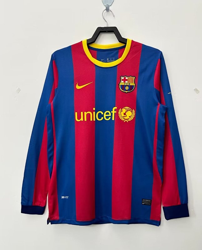 FC Barcelona Retro 2010/11 Local manga larga