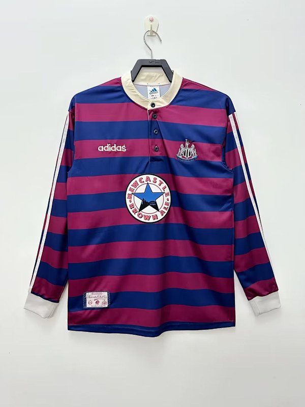 Newcastle United Retro 1995/97 Visitante manga larga