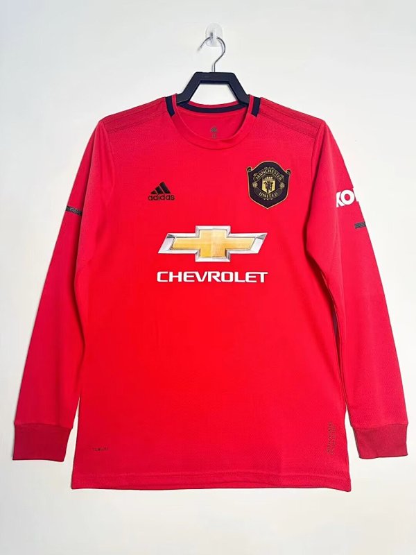 Manchester United Retro 2019/20 Local manga larga