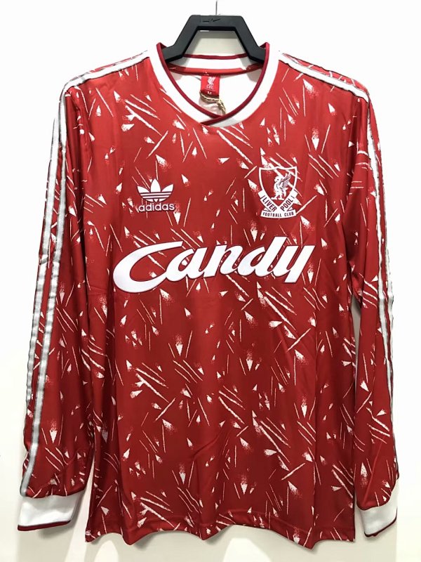 Liverpool Retro 1989/91 Local manga larga