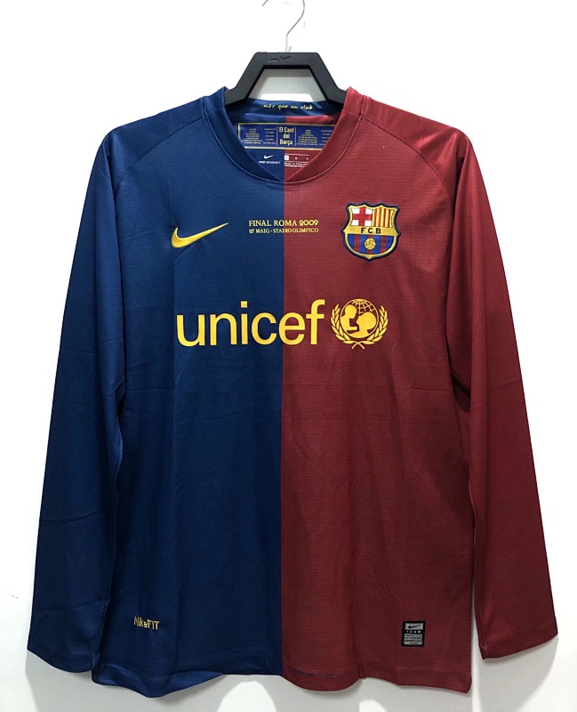 FC Barcelona Retro 2008/09 Local manga larga