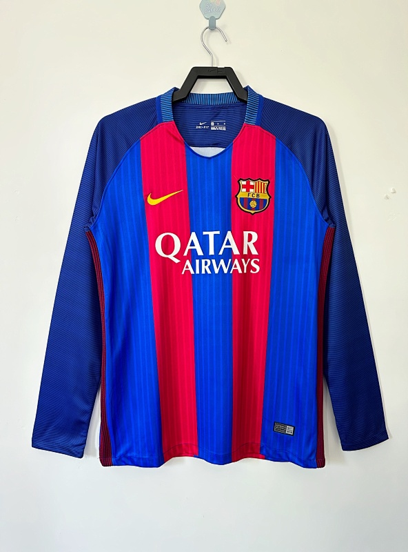 FC Barcelona Retro 2016/17 Local manga larga