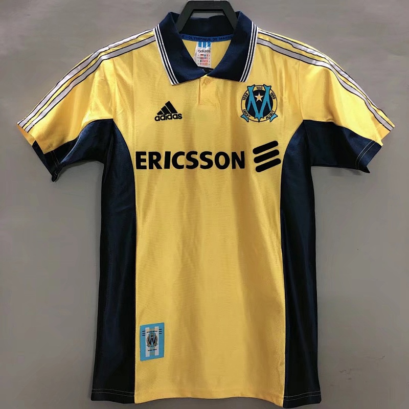 Olympique de Marseille Retro 1998/99 Visitante dorada