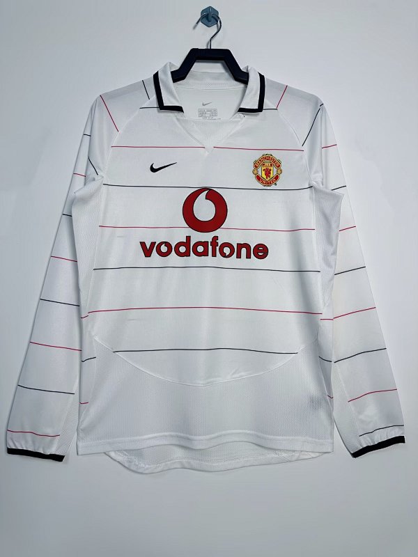 Manchester United Retro 2003/05 Visitante manga larga