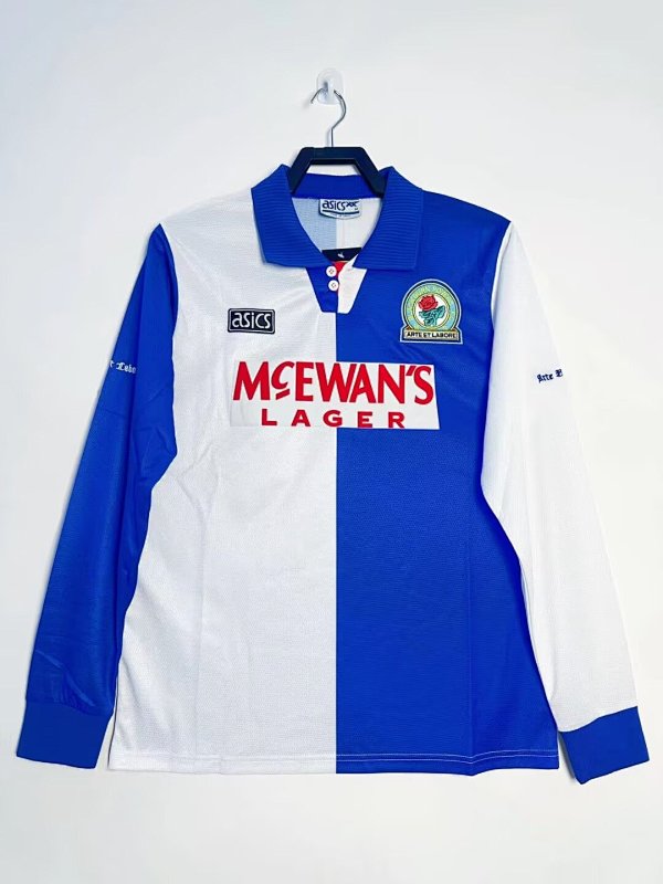 Blackburn Rovers Retro 1994/95 Local manga larga