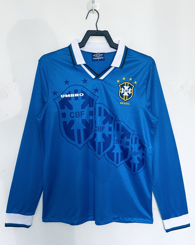 Brasil Retro 1996 Visitante manga larga