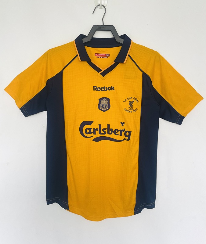 Liverpool Retro 2000/01 Segunda visitante