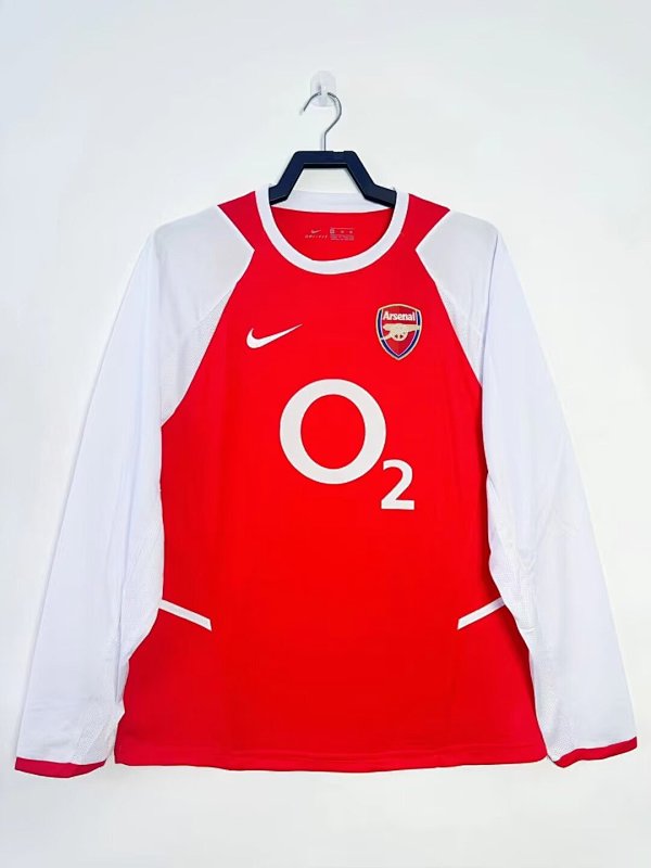 Arsenal Retro 2002/03 Local manga larga