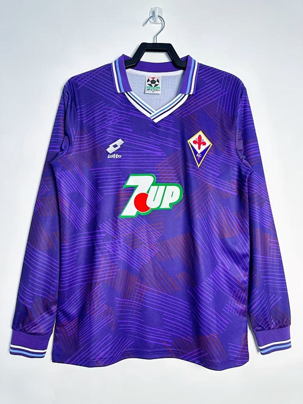 Fiorentina Retro 1992/93 Local manga larga