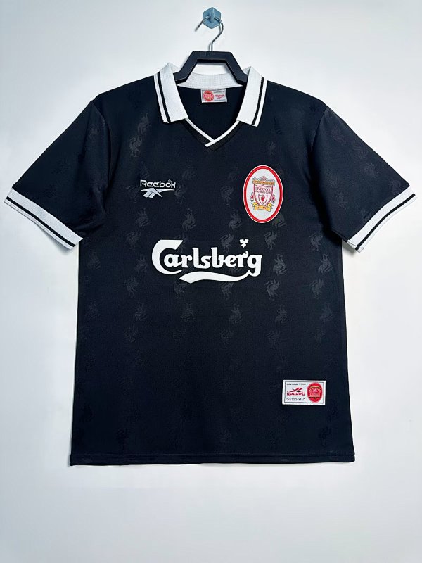 Liverpool Retro 1996/97 Segunda visitante negra