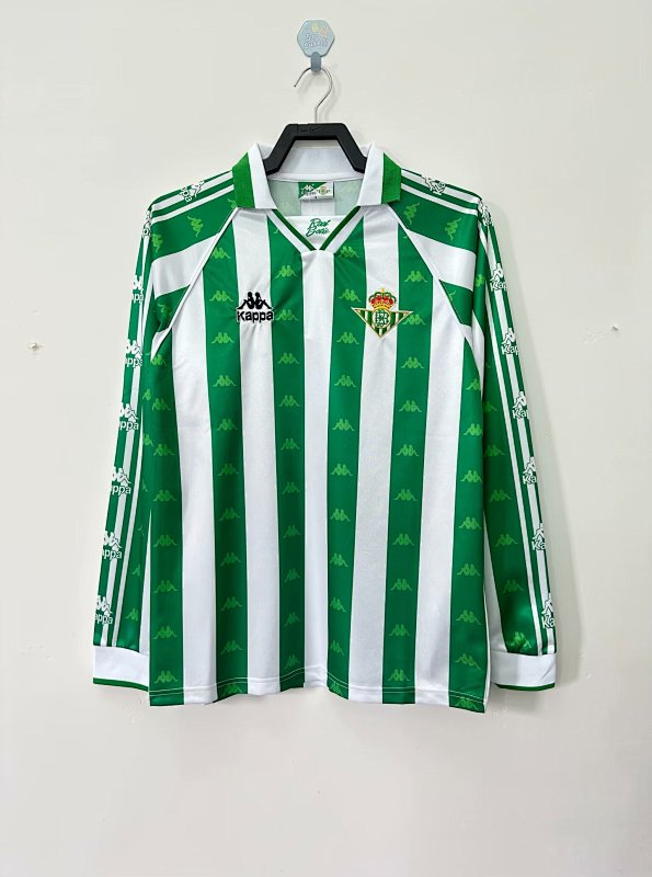 Real Betis Retro 1995/97 Local manga larga