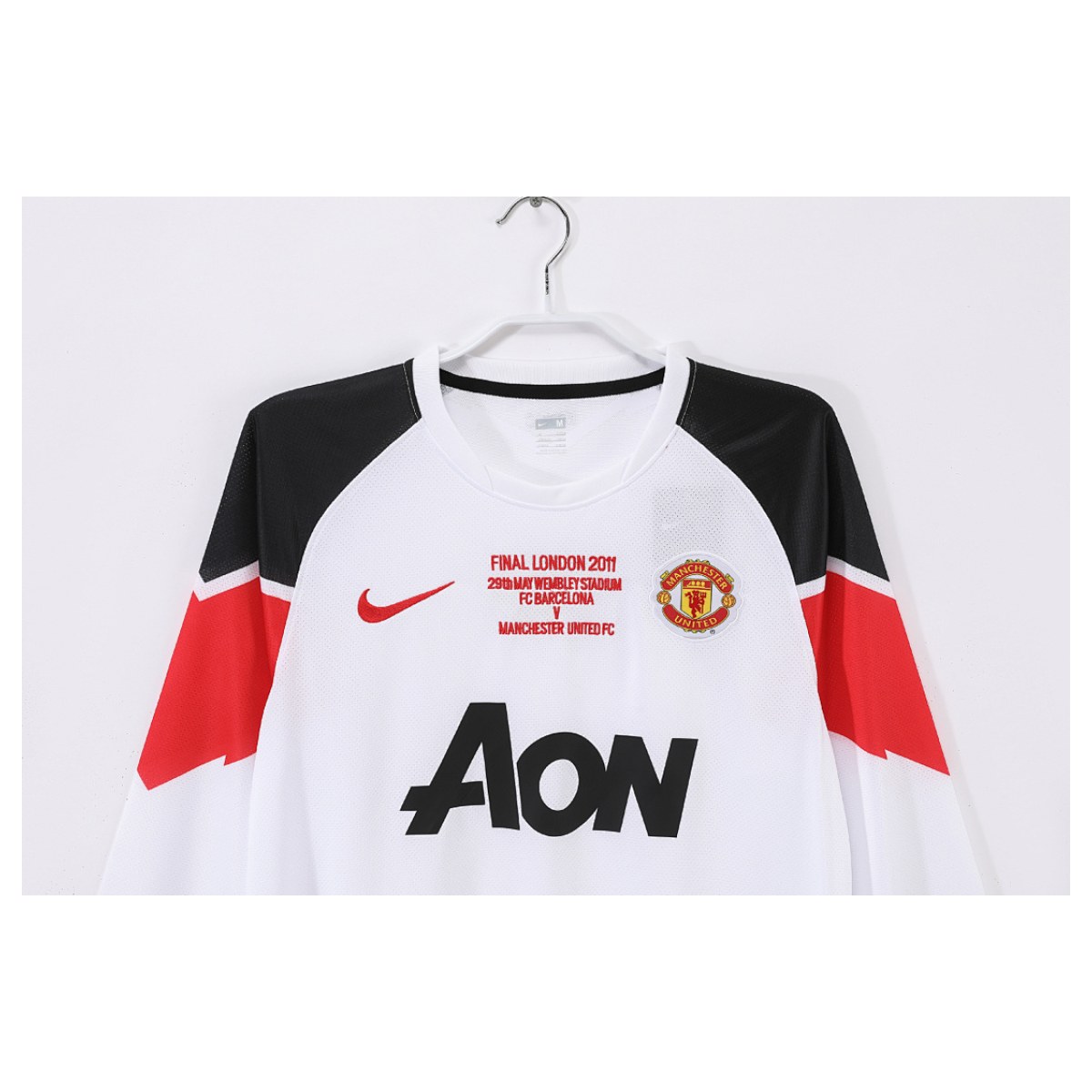 Manchester United Retro 2010/11 Visitante manga larga