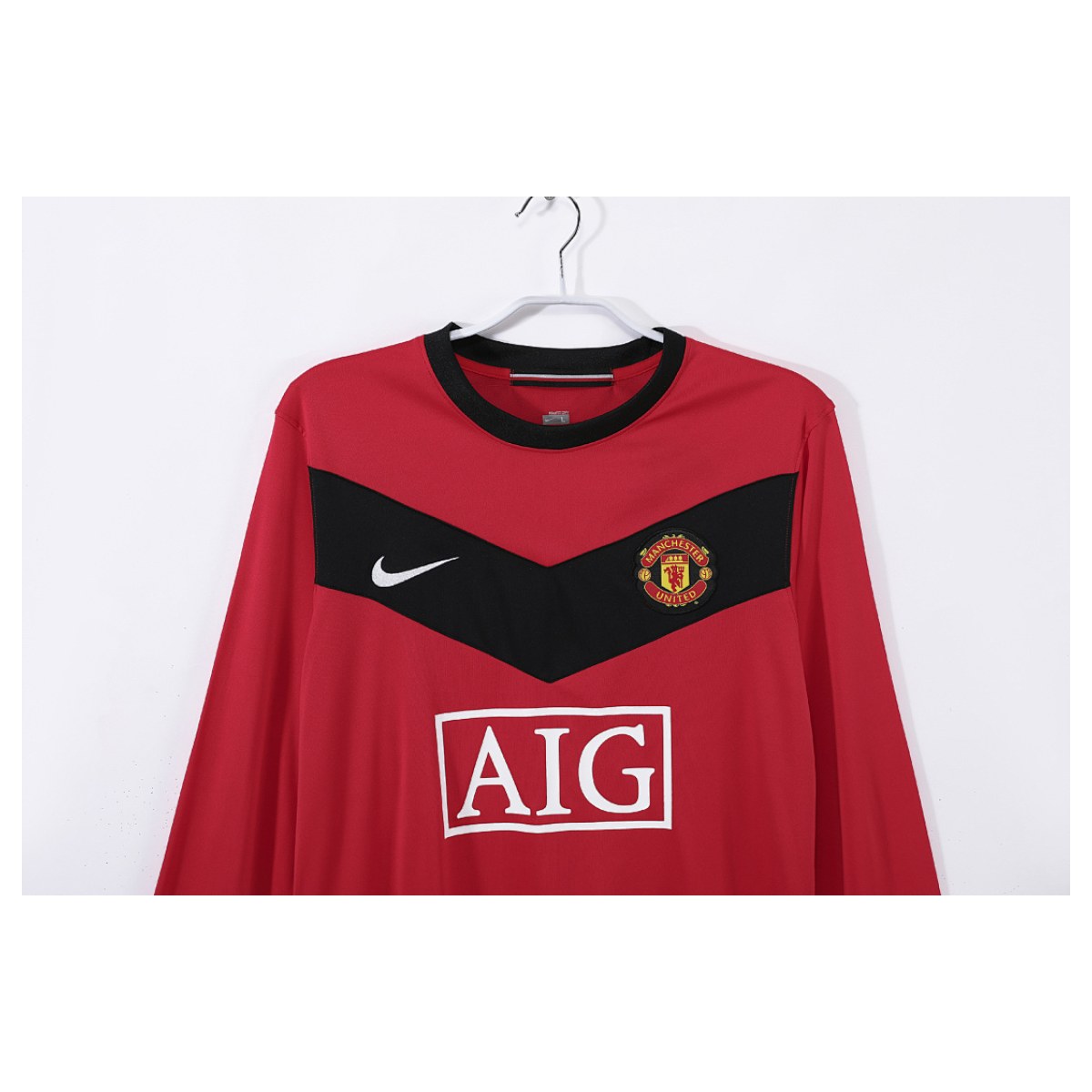Manchester United Retro 2010 Local manga larga