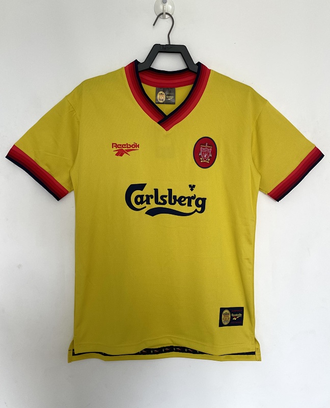 Liverpool Retro 1998/99 Tercera visitante amarilla