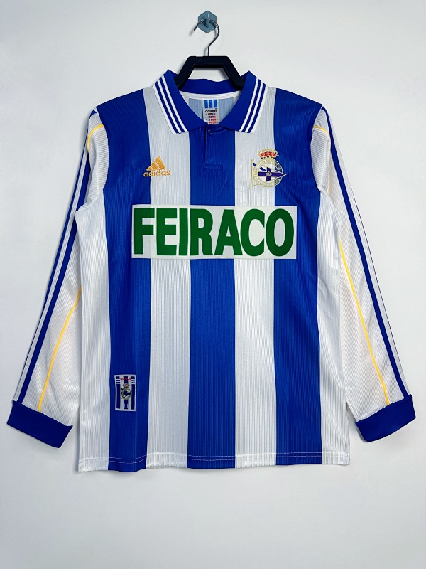 RC Deportivo Retro 1999/00 Local manga larga