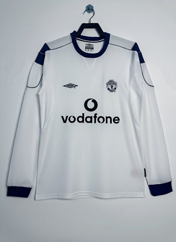 Manchester United Retro 2000/01 Visitante manga larga