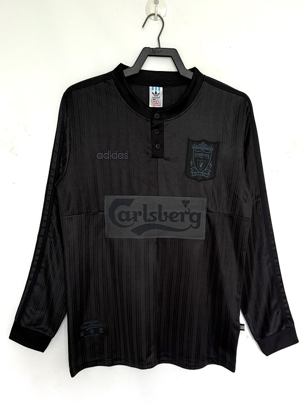Liverpool Retro 1995/96 Edición especial negra manga larga