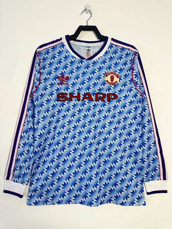 Manchester United Retro 1990/92 Visitante manga larga