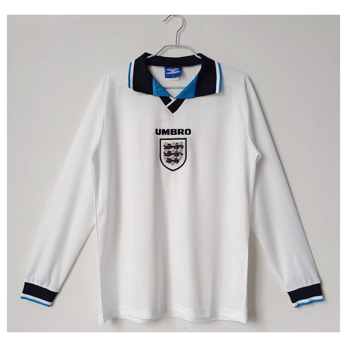 Inglaterra Retro 1996 Local manga larga