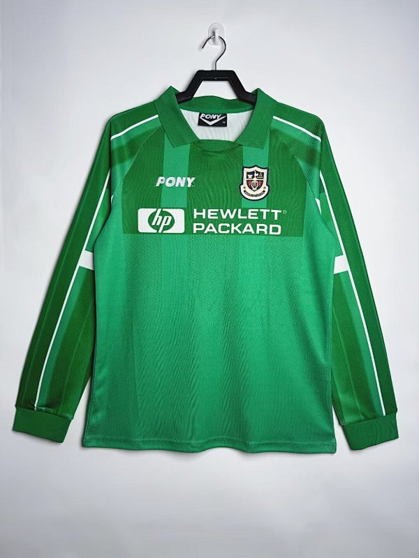 Tottenham Hotspur Retro 1997/99 Portero verde manga larga