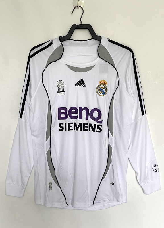 Real Madrid Retro 2006/07 Local manga larga