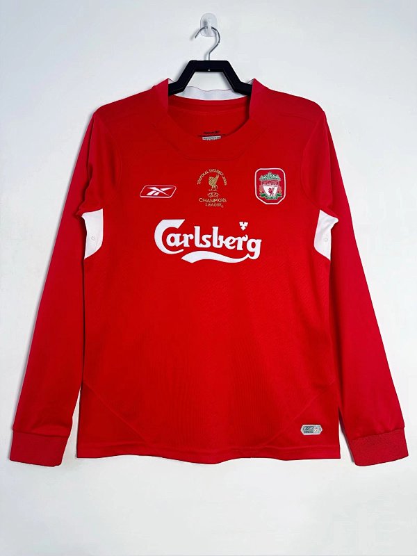 Liverpool Retro 2004/05 Local manga larga