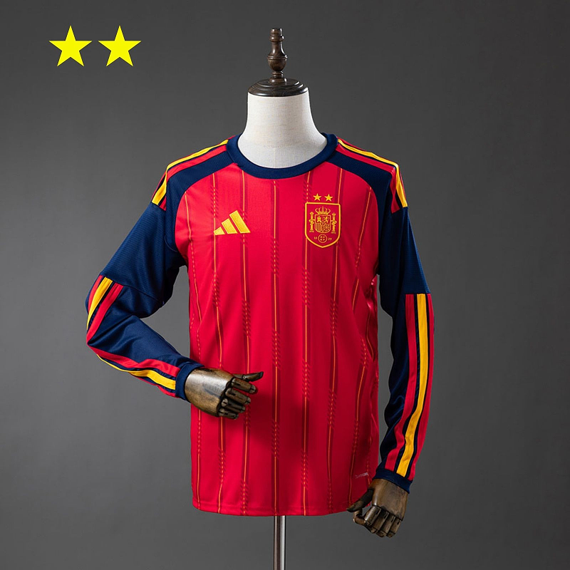 España 2026 Local edición campeona 2 estrellas manga larga