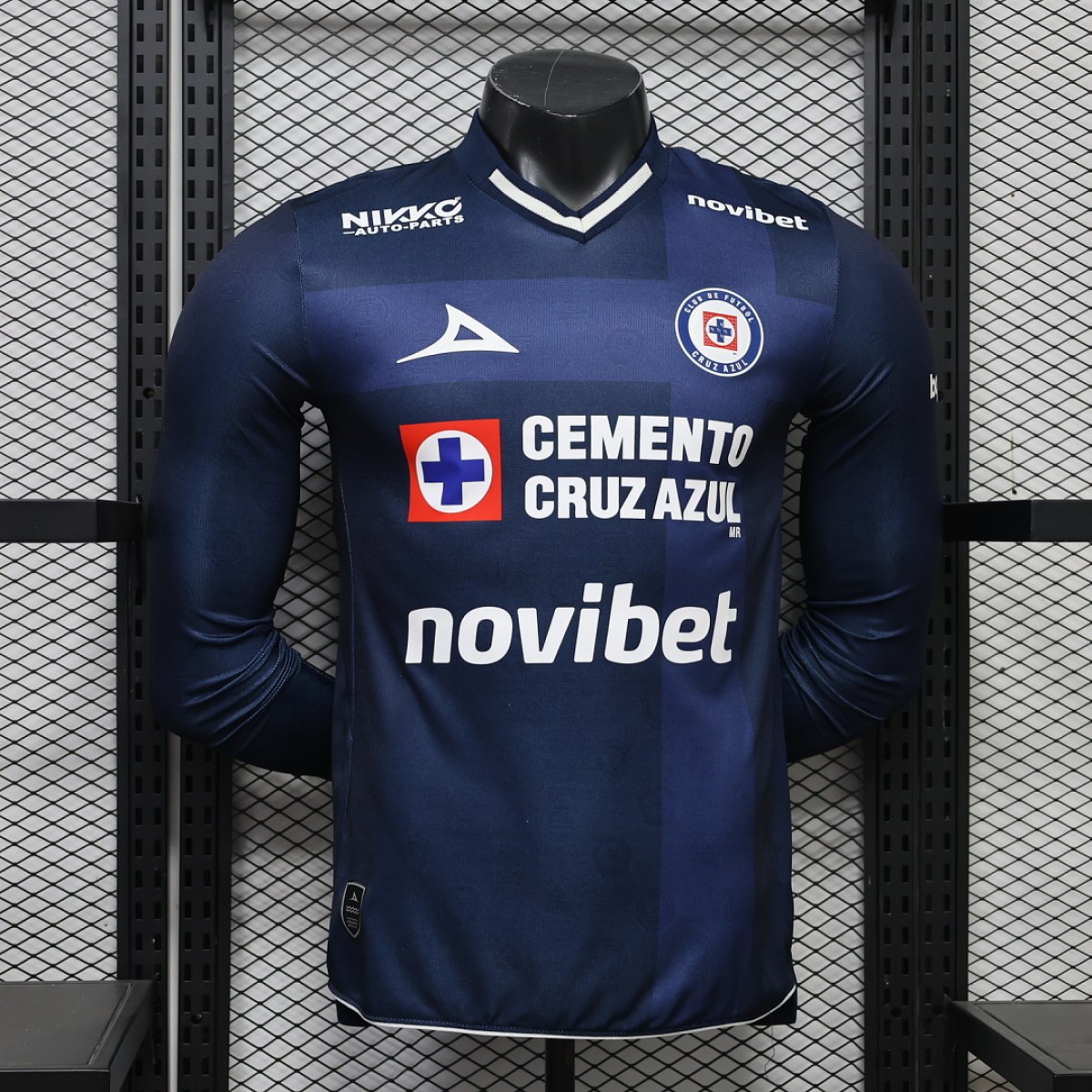 Cruz Azul 26/27 Segunda visitante manga larga