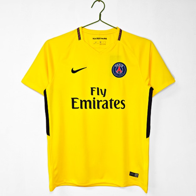 Paris Saint-Germain Retro 2017/18 Visitante amarilla